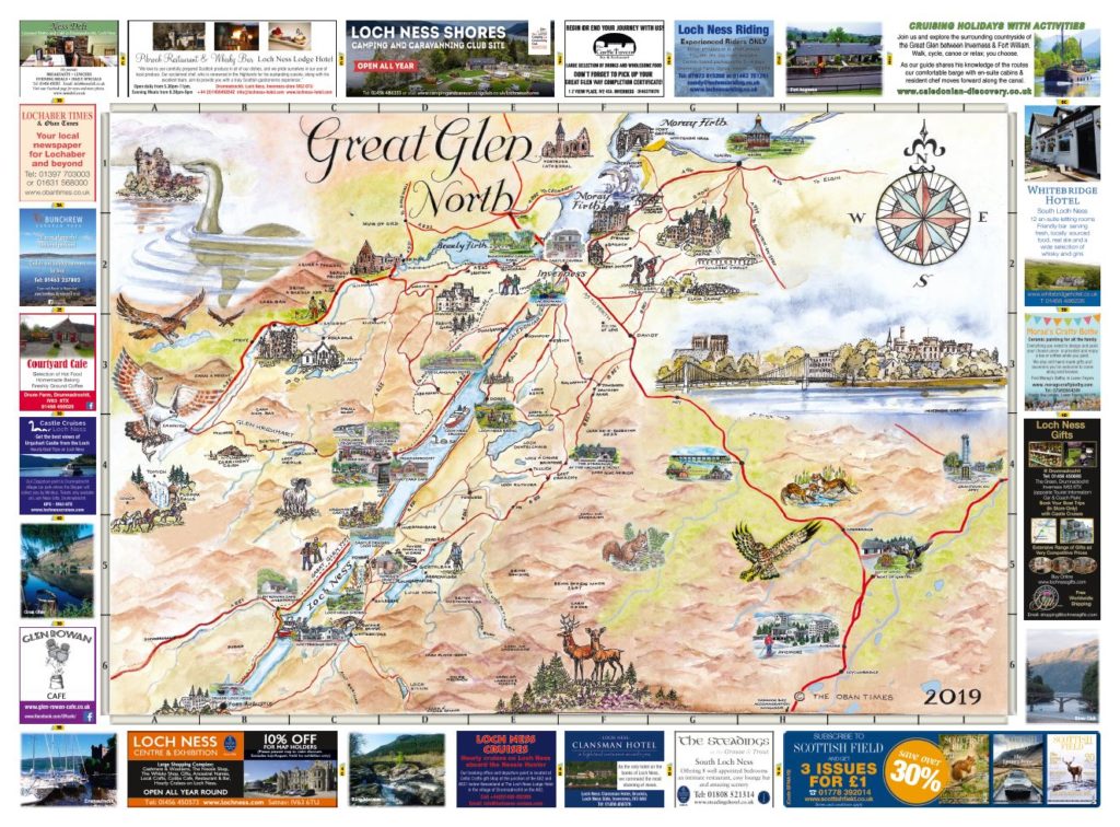 Great Glen North & South Maps 2019