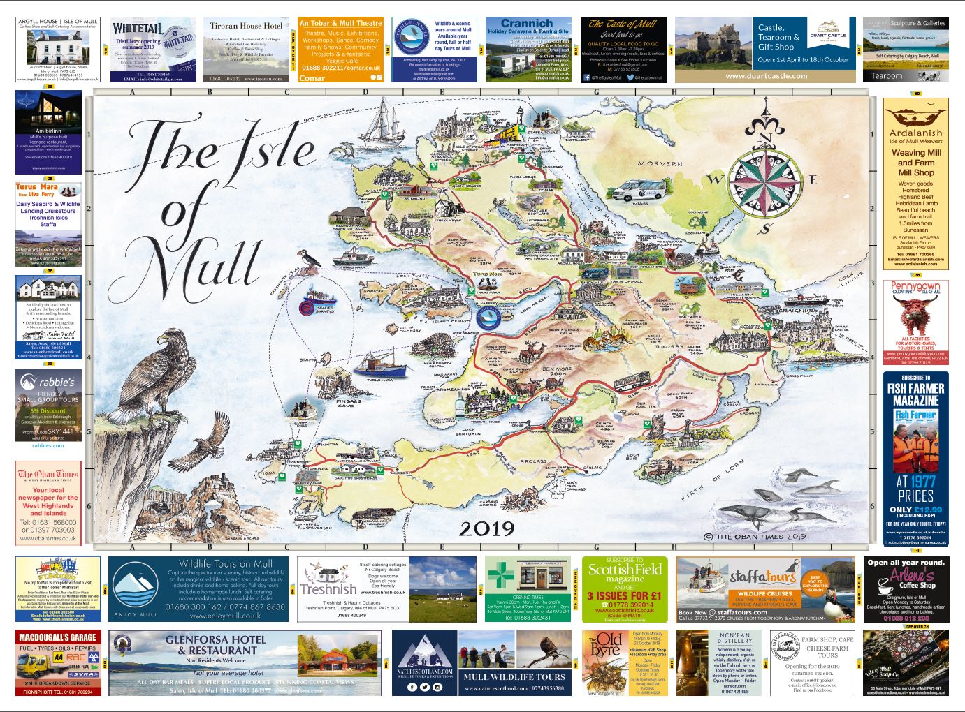 Isle of Mull & Mull and Iona Maps 2019 | The Oban Times