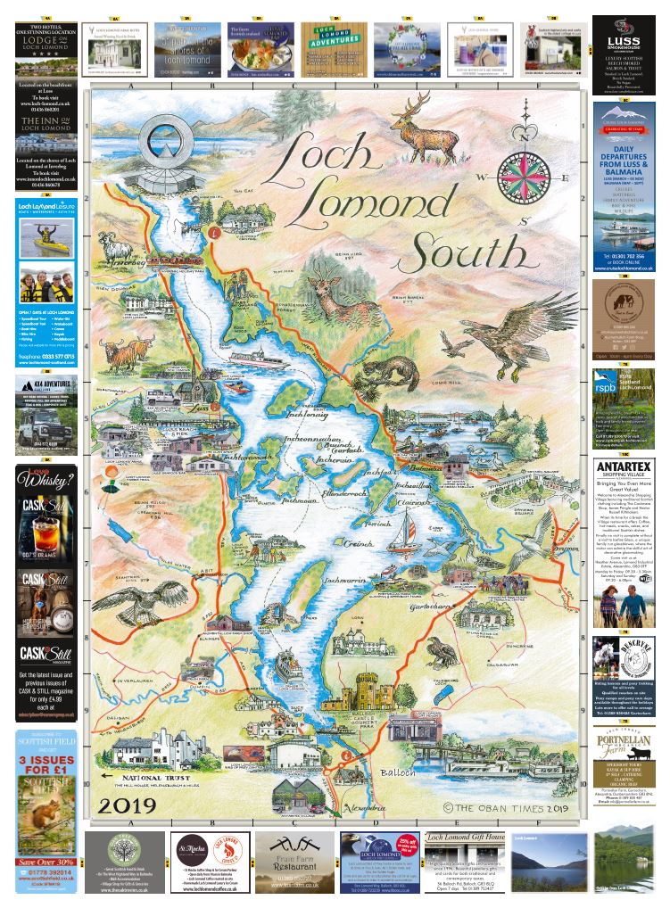 Loch Lomond North & South Maps 2019