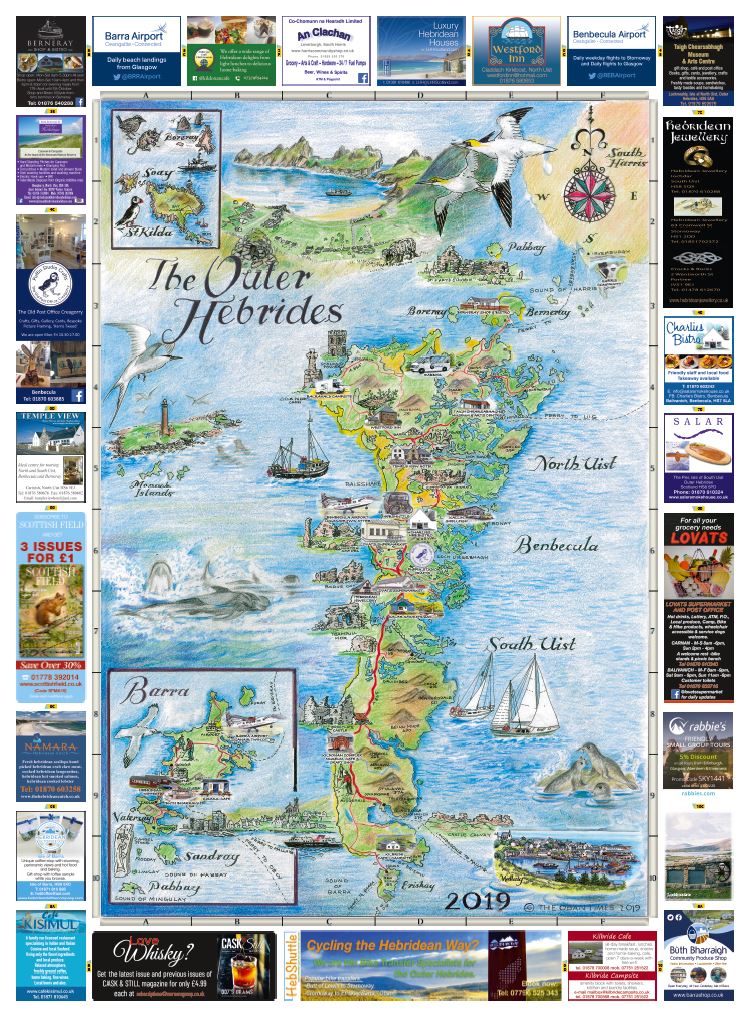 Western Isle Map 2019 (North and South)