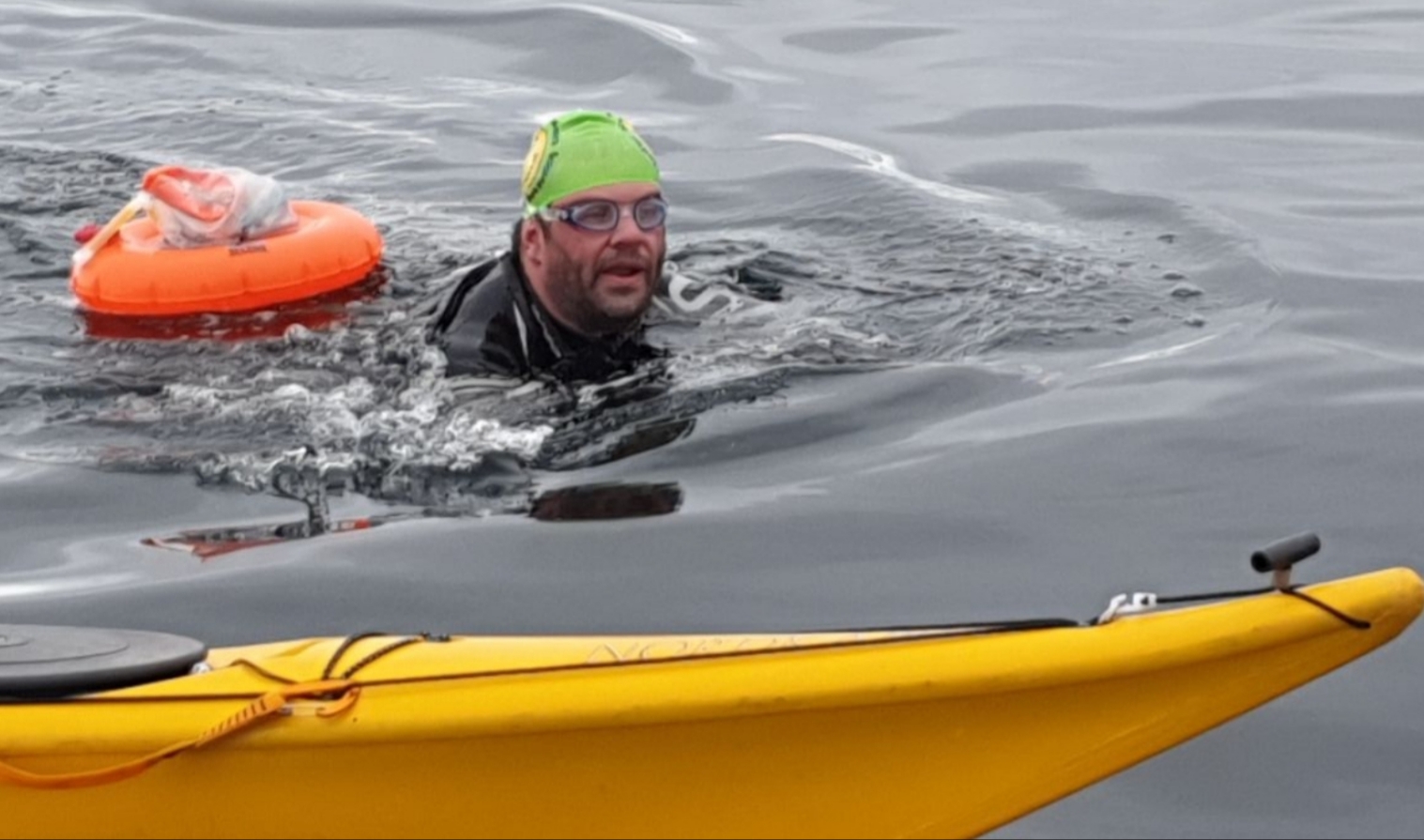 Island swimmer Colin makes it across the Minch - The Oban Times