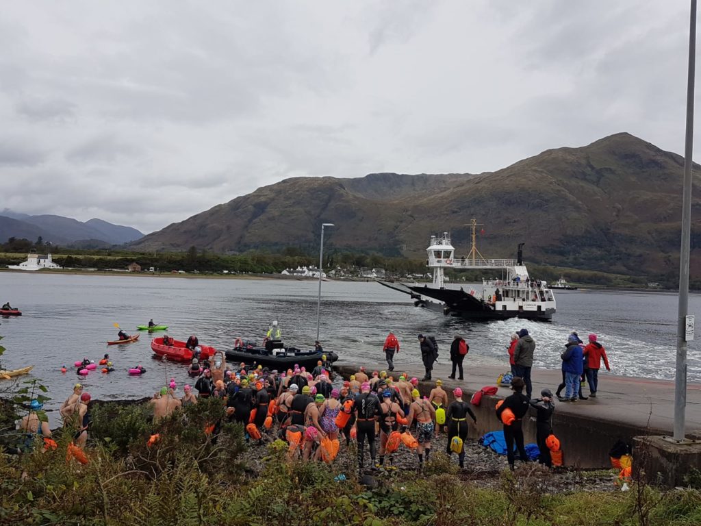 Final open water swims see more than 90 tackle Corran Narrows