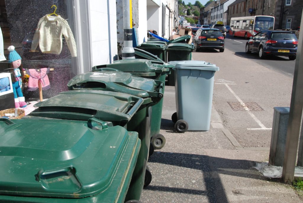 Bin uplift times are now online The Oban Times