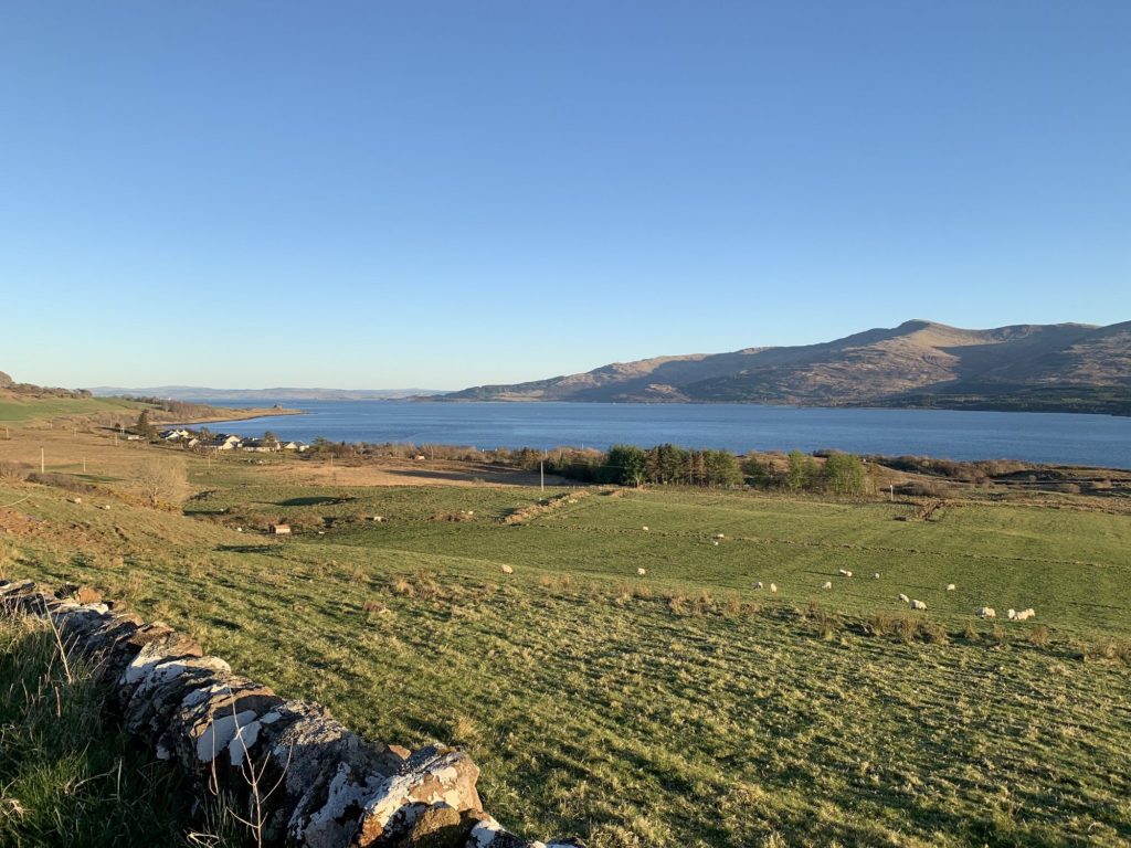 The new community hydro-power energy generation scheme will be built on the Barr River, near Loch Teacuis on Morvern. NO F26 Morvern landscape. - reduced size