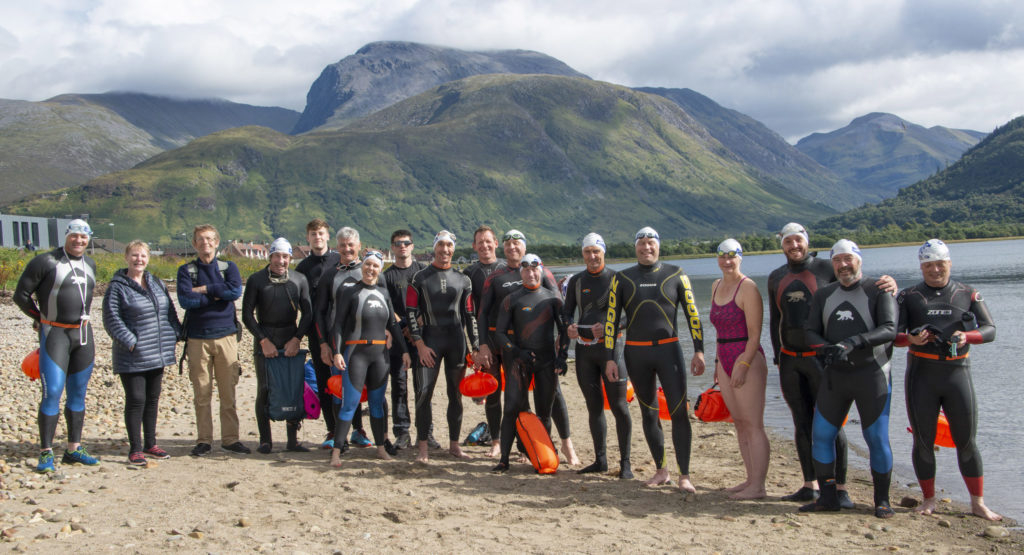 NO F36 Corpach swim 02 Photograph: Iain