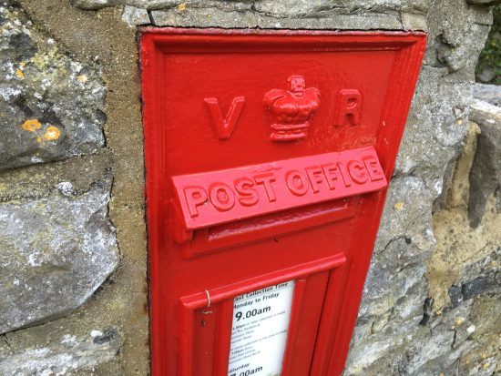 Lovely old Victorian postbox. down Catbrain Hill, Bristol.