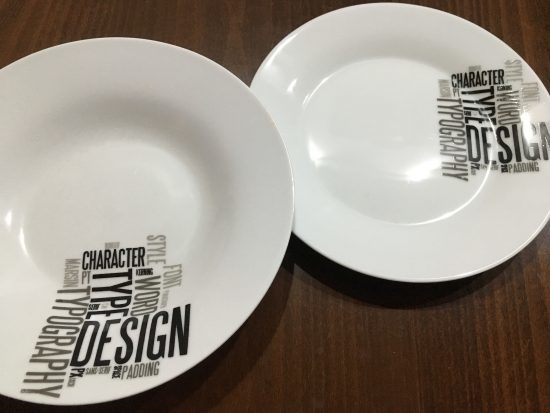 Typographical plates!