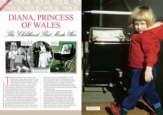 Diana: An Intimate Portrait - sample spread