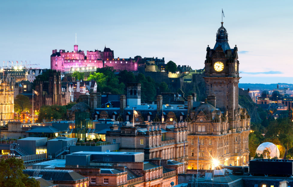 Edinburgh, home to Edinburgh Writers' Club