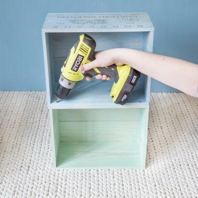 craft crate shelves