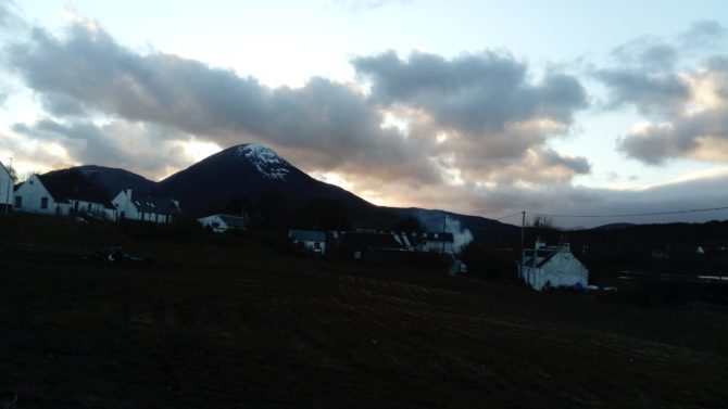 Red Cuillin from Broadford