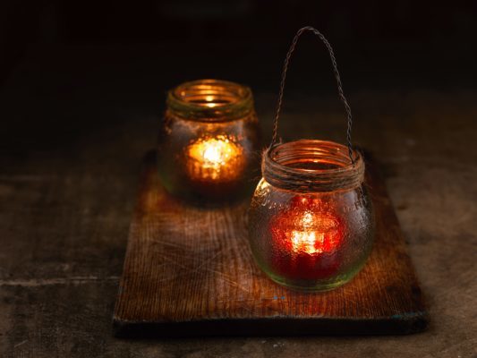 tealight jam jar