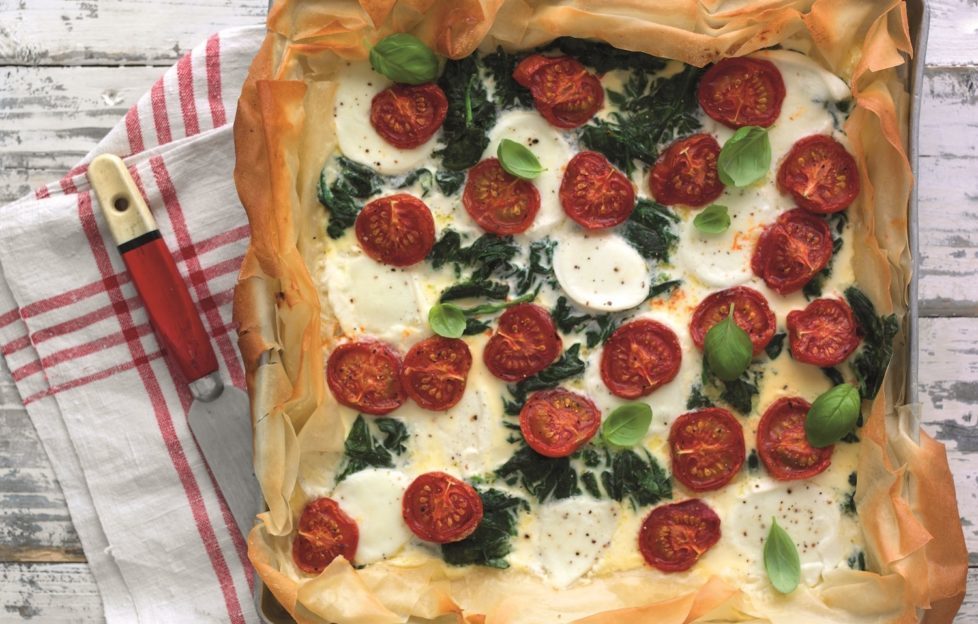 Spinach and Mozzarella Tart