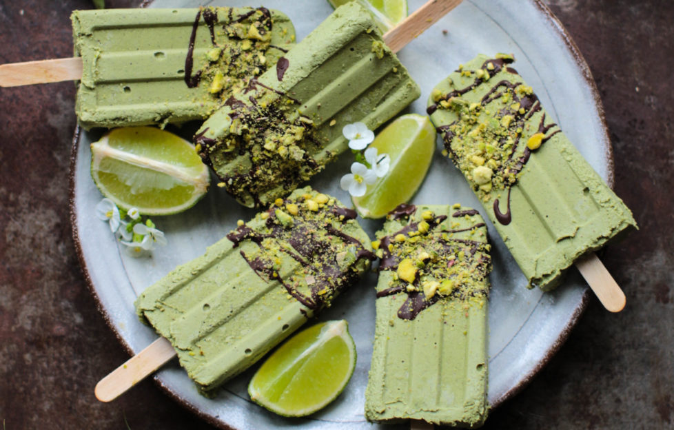 matcha popsicles