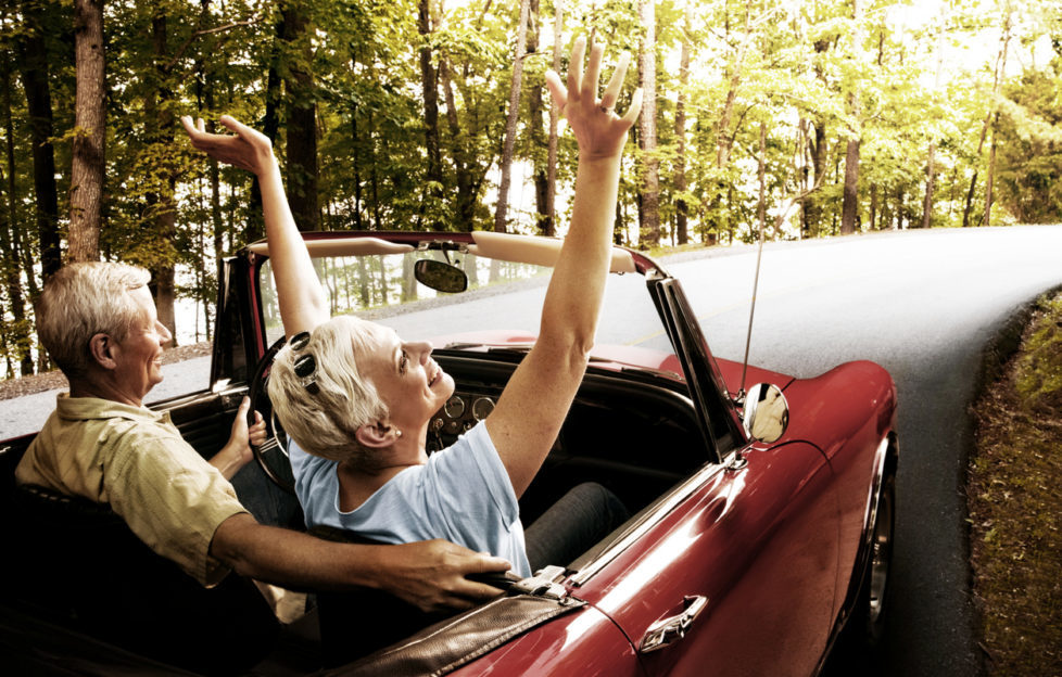 woman driving