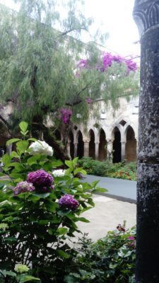 Tranquil cloisters in Sorrento