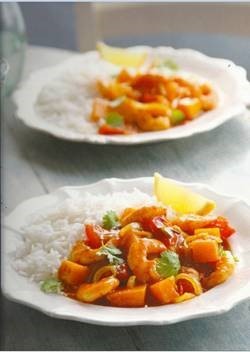 Butternut Squash and Prawn Rogan Josh