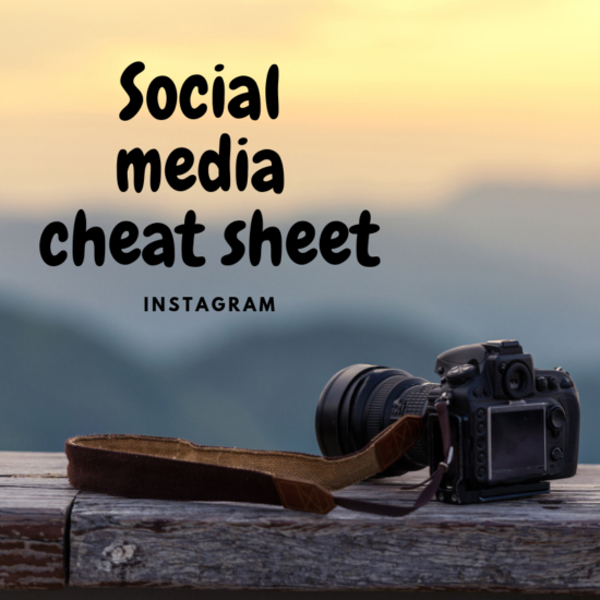 social media cheat sheet