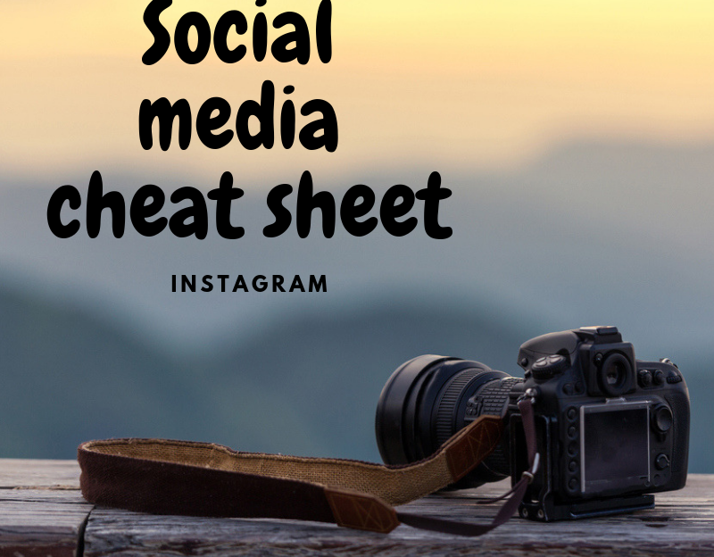 social media cheat sheet