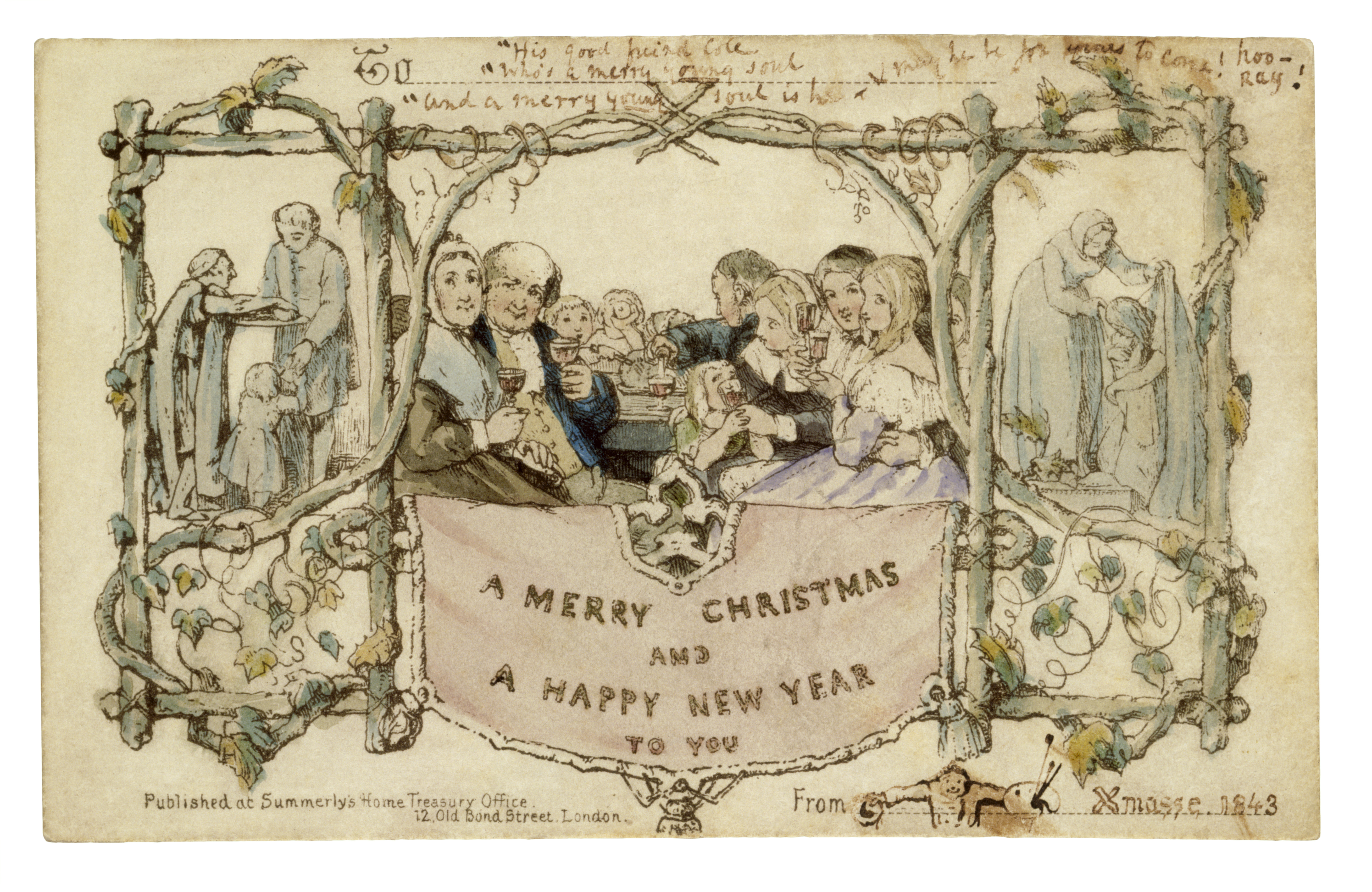 The First Ever Christmas Card The People's Friend