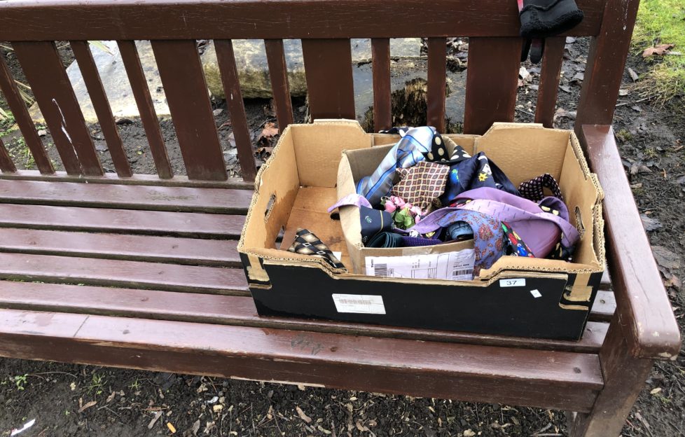 Box of mixed ties