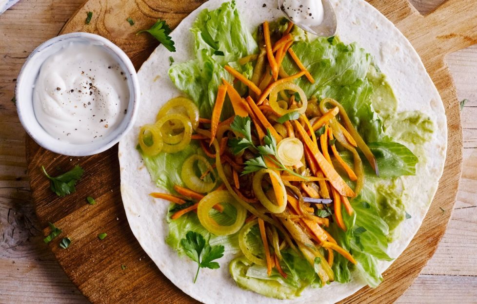 Mexican veggie fajitas