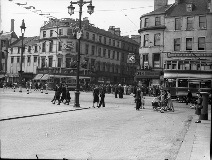 Dundee High Street, May 1945.
