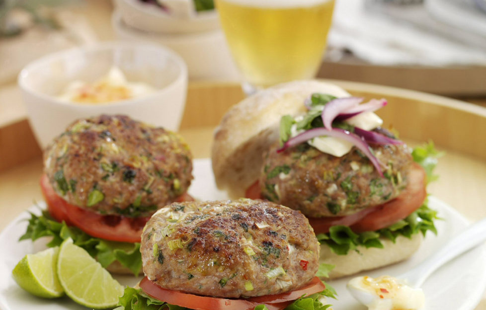 Thai Turkey Burgers