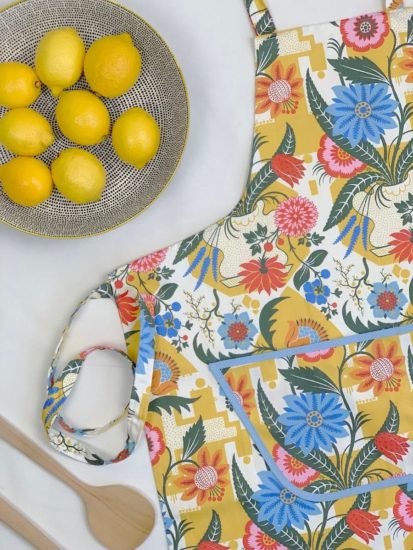 Summer Florals Cotton Apron