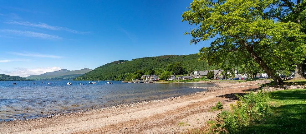 A view of Willie's escape to Loch Rannoch.