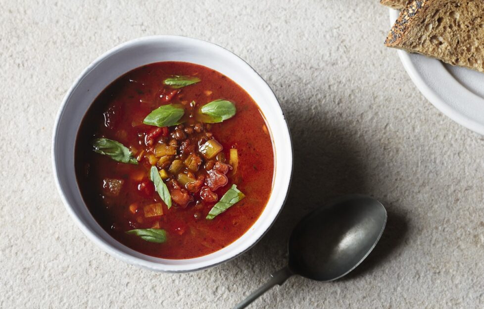 Tomato And Puy Lentil Soup