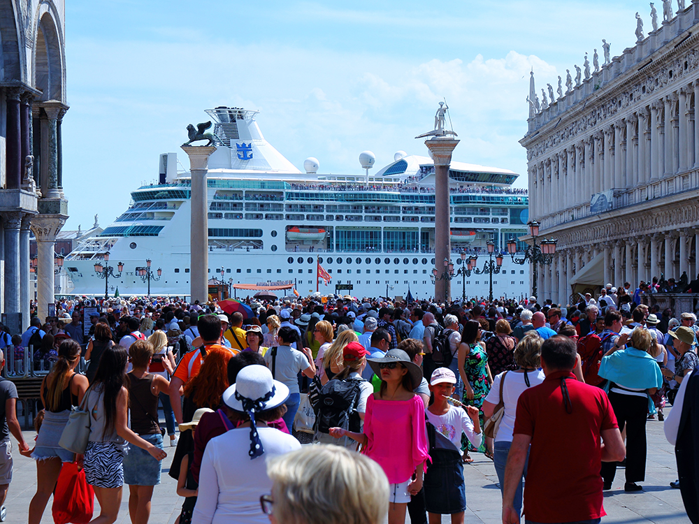 Overtourism in Venice is near unbearable in the summer season