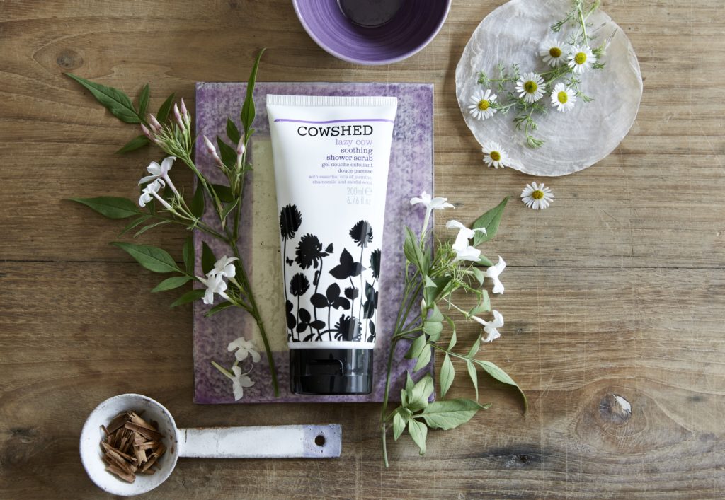 Cowshed's light exfoliator rejuvenates your body in isolation. 