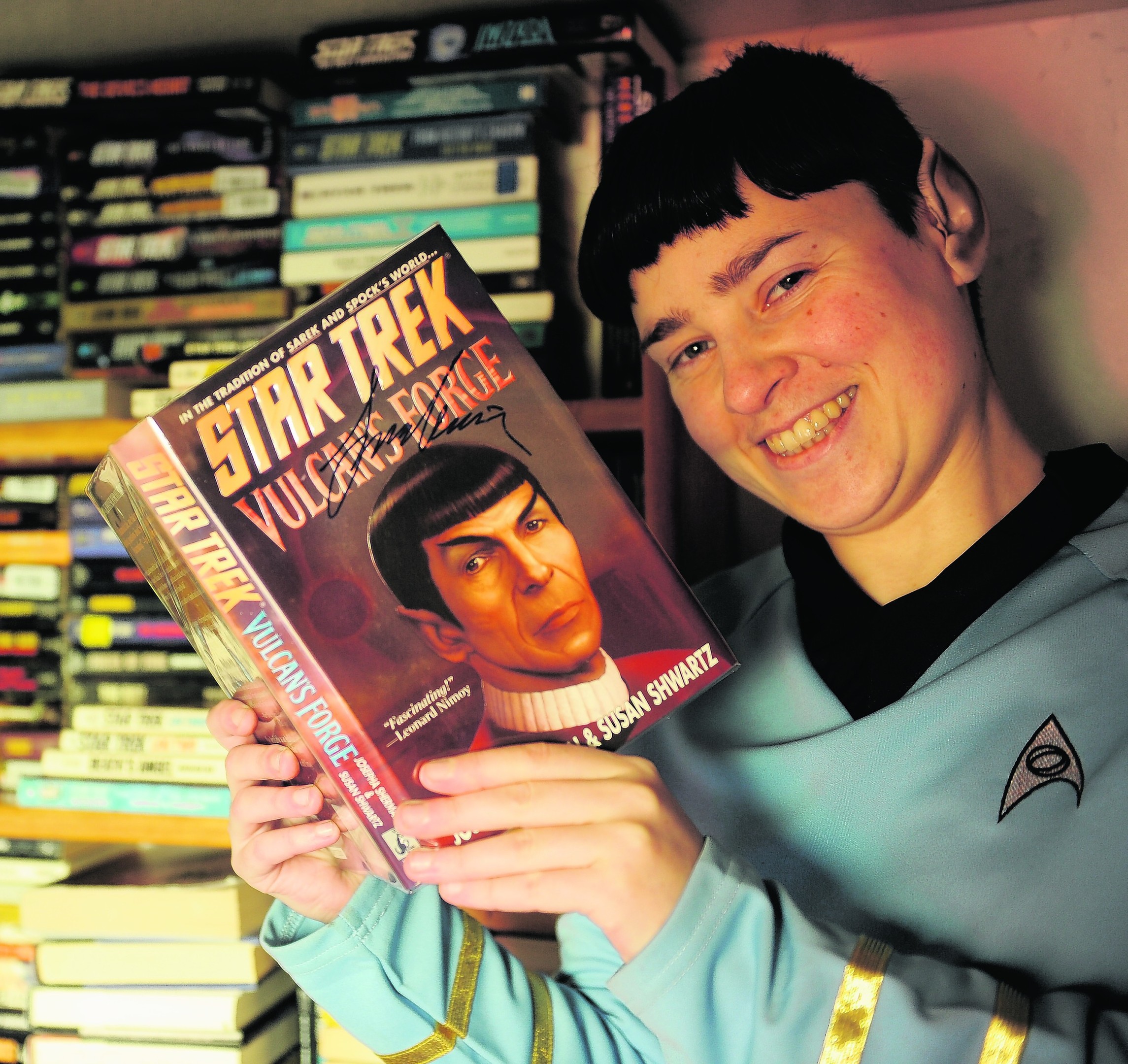 Eilidh Montgomery of Breakish, Broadford who is a keen Star Trek fan.