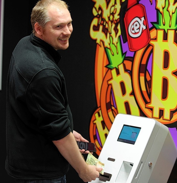 The CEX store on Sauchiehall Street in Glasgow that are the first retailer to trade exclusively in the virtural currency Bitcoin
