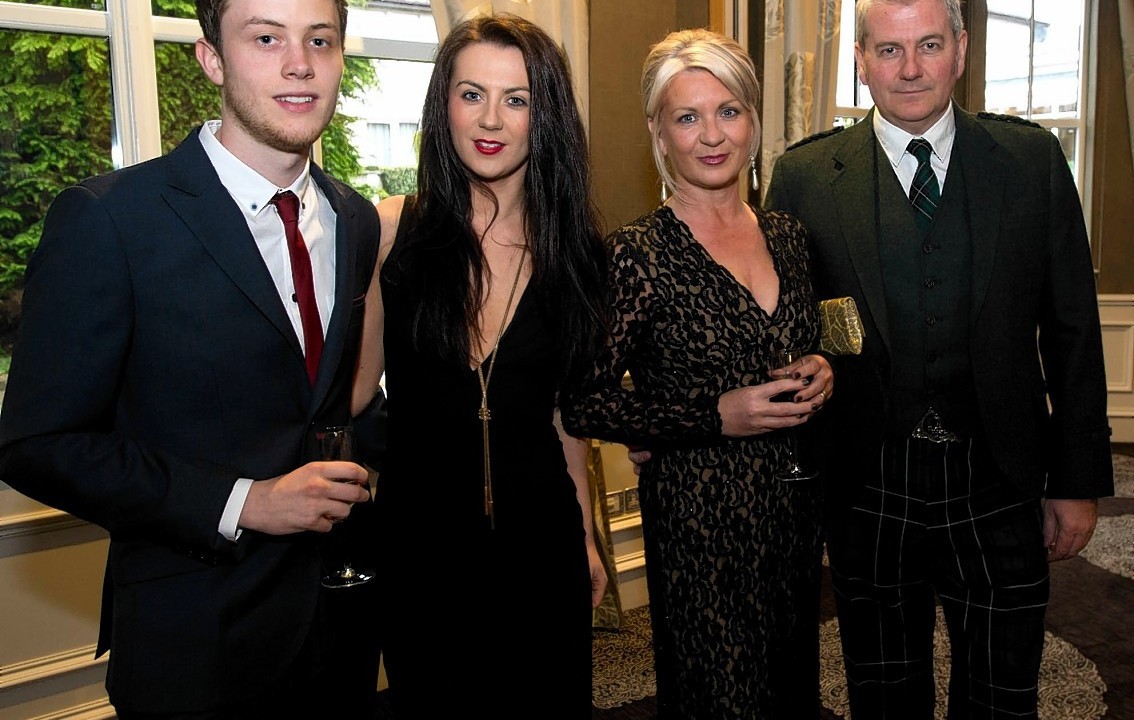 Craig Russell, Leah Grandison, Helen and Alasdair MacLean.