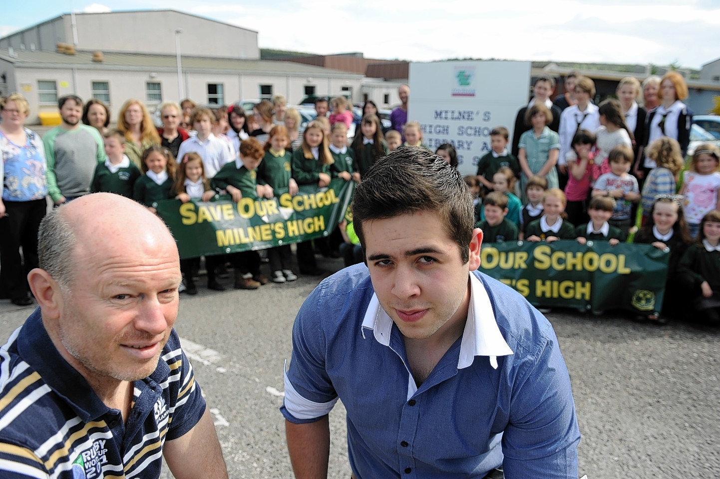 Campaigners are trying to save Milne's High School