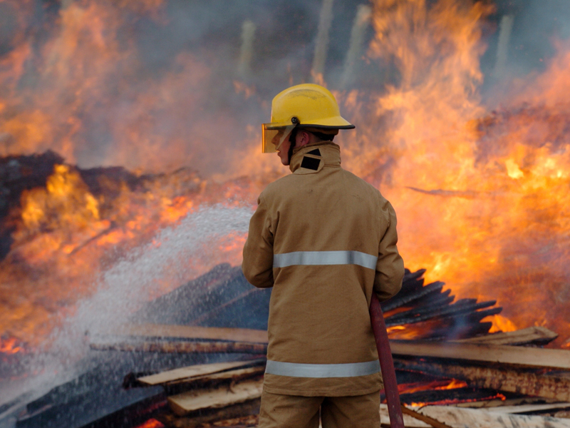 Firefighters have spent the morning tackling a spate of blazes in Elgin