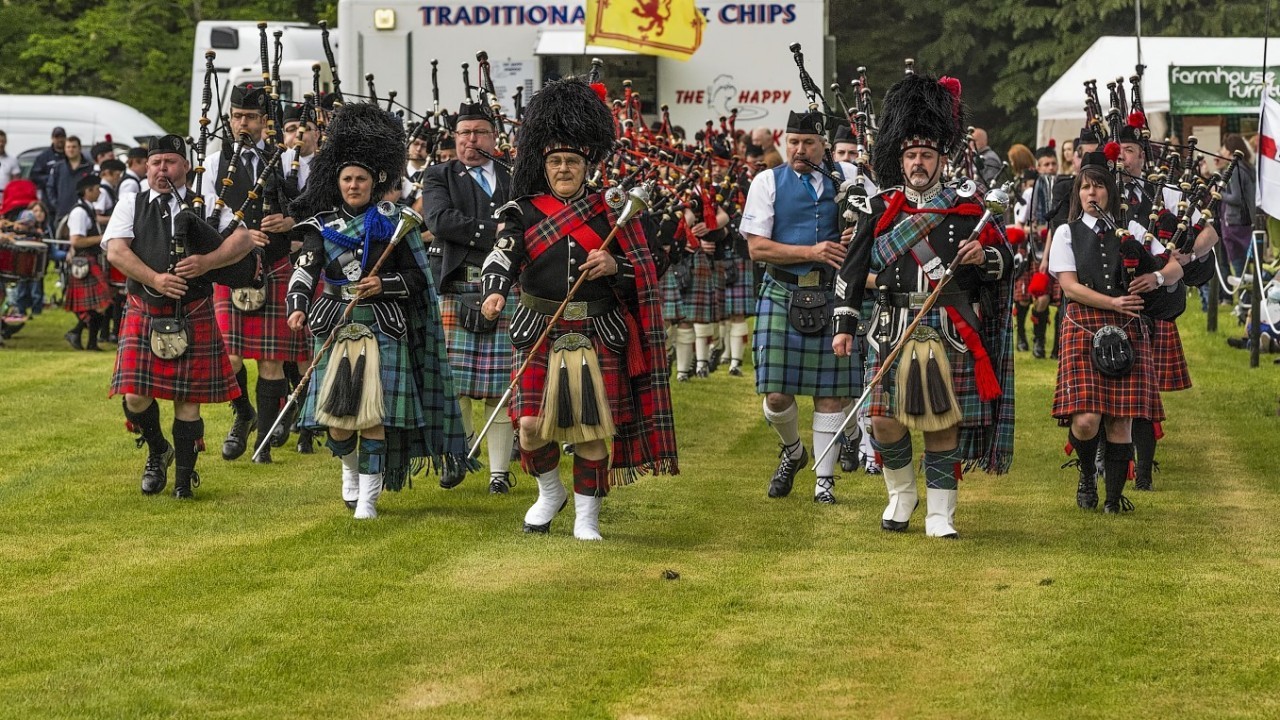 Thousands turned out to enjoy Gordon Castle Highland Games