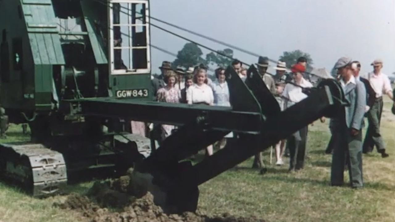 handout video still issued by the British Council taken from their film, Power on the Land, one of the final remaining films in its archive Film Collection from the 1930s and 1940s to be released.
