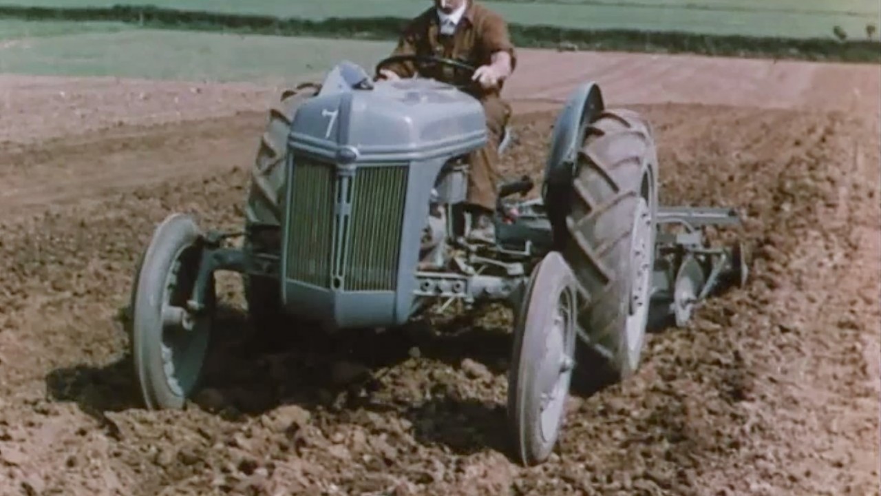 handout video still issued by the British Council taken from their film, Power on the Land, one of the final remaining films in its archive Film Collection from the 1930s and 1940s to be released.