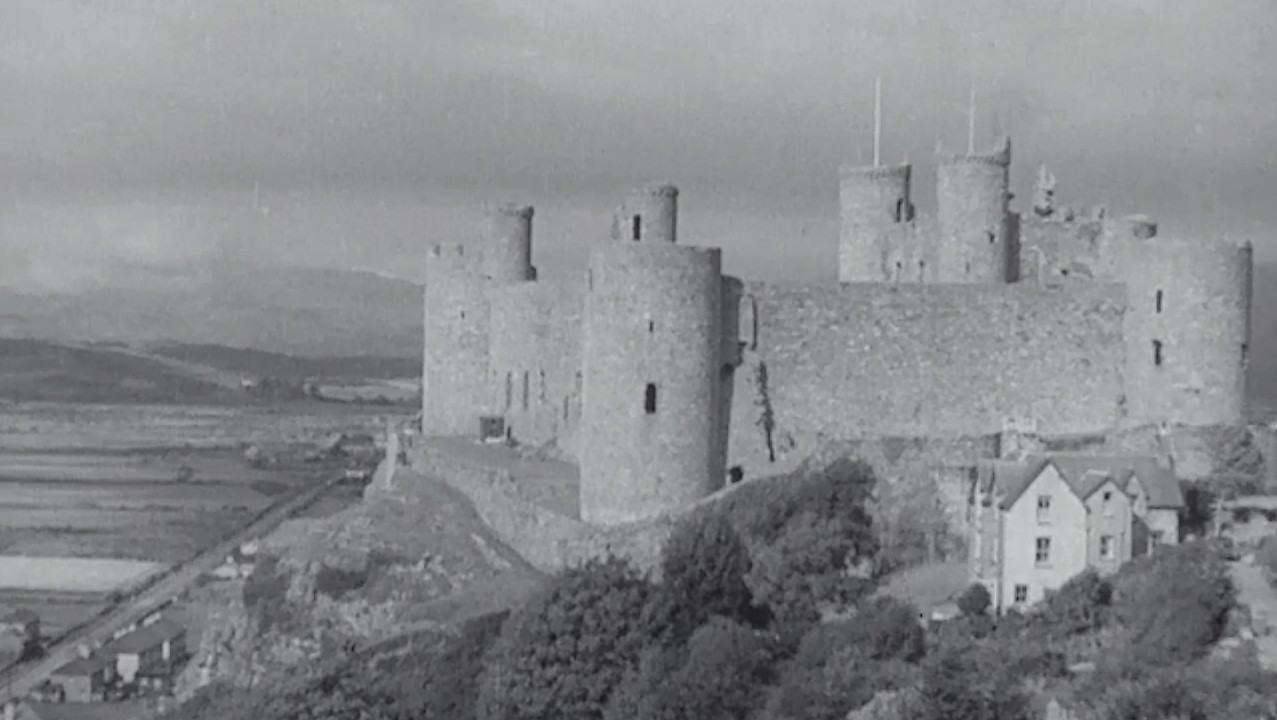 handout video still issued by the British Council taken from their film, Wales  (1942), one of the final remaining films in its archive Film Collection from the 1930s and 1940s to be released. The film shows an overview of Welsh scenery and industry, showing both the beauty of the country and its contribution to the war effort.