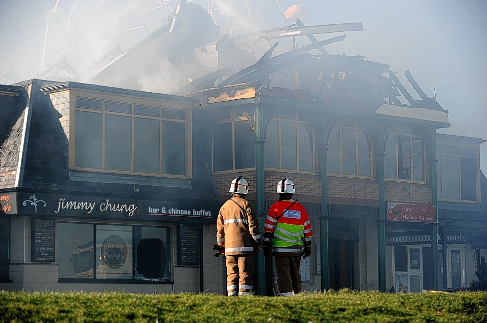 The Jimmy Chungs restaurant was destroyed in a fire 