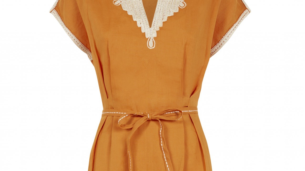 Embroidered linen dress £95 from Nougat London