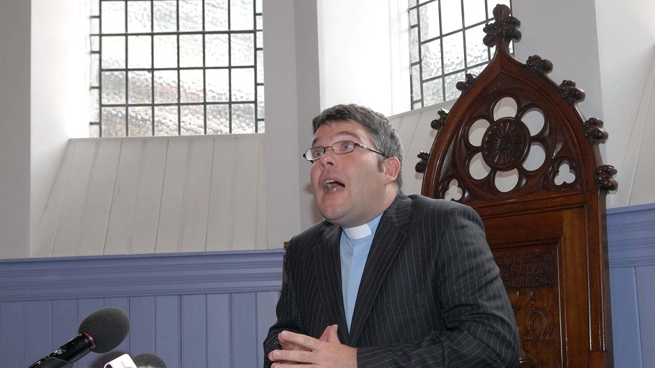 The Rev Scott Rennie 's appointment to an Aberdeen church sparked the gay clergy debate.