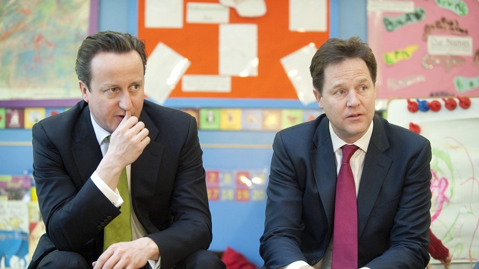 David Cameron says he has a good working relationship with Nick Clegg