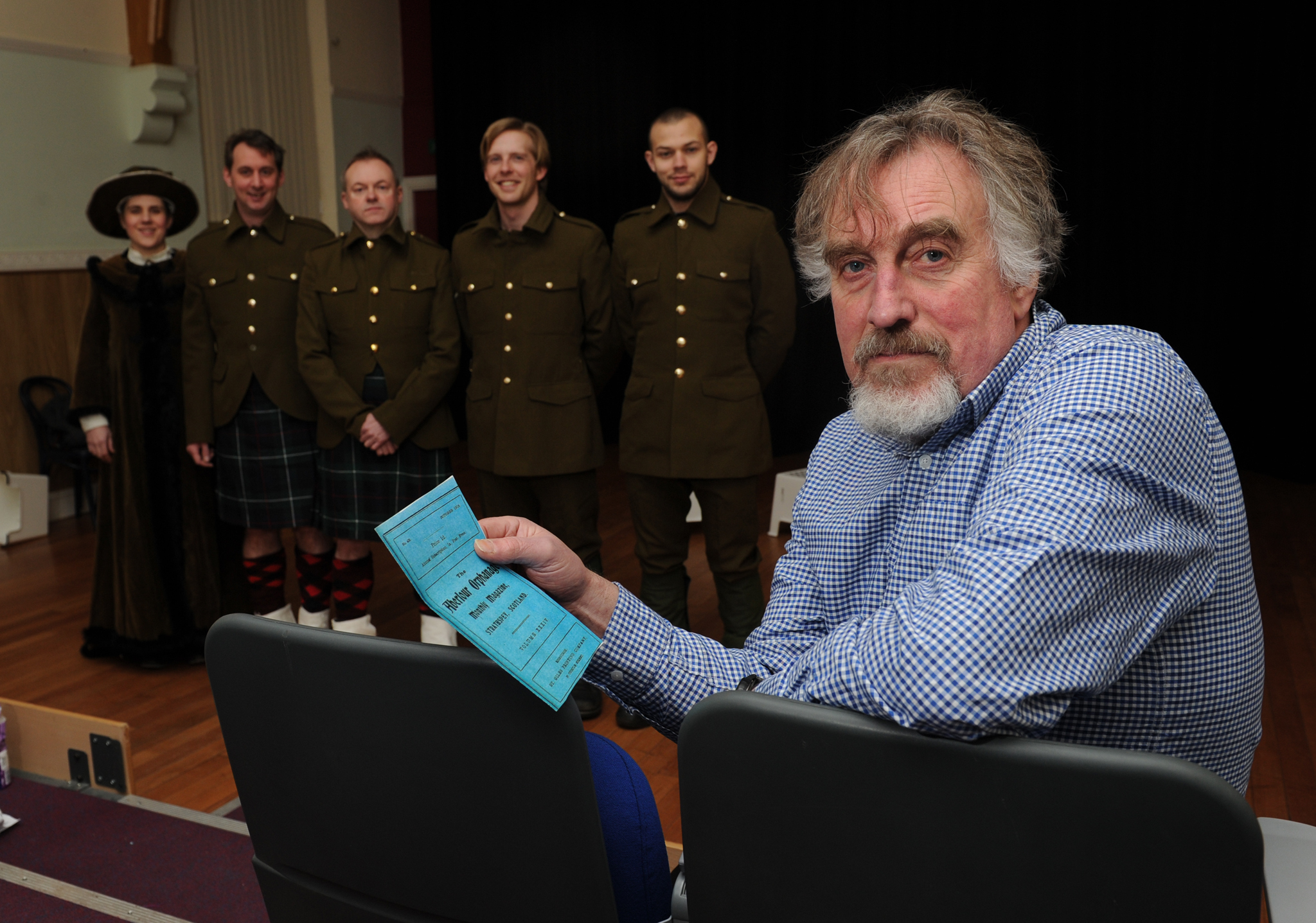 Letters to Aberlour is a new theatre production by New Strides Theatre which draws upon the letters that 'old boys' from the Aberlour Orphanage wrote to the orphanage during the First World War. The play is written by Coldinghams James Urquhart