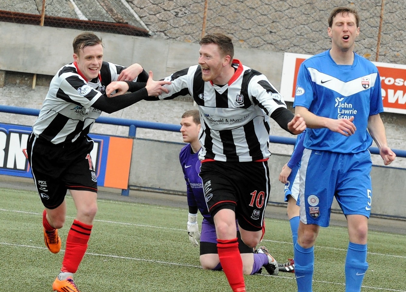 Elgin striker Shane Sutherland