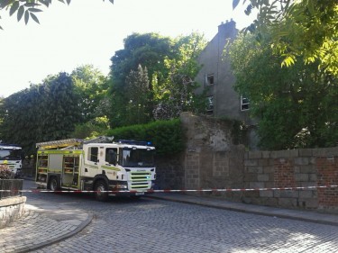 A woman was hospitalised following the fire in Aberdeen