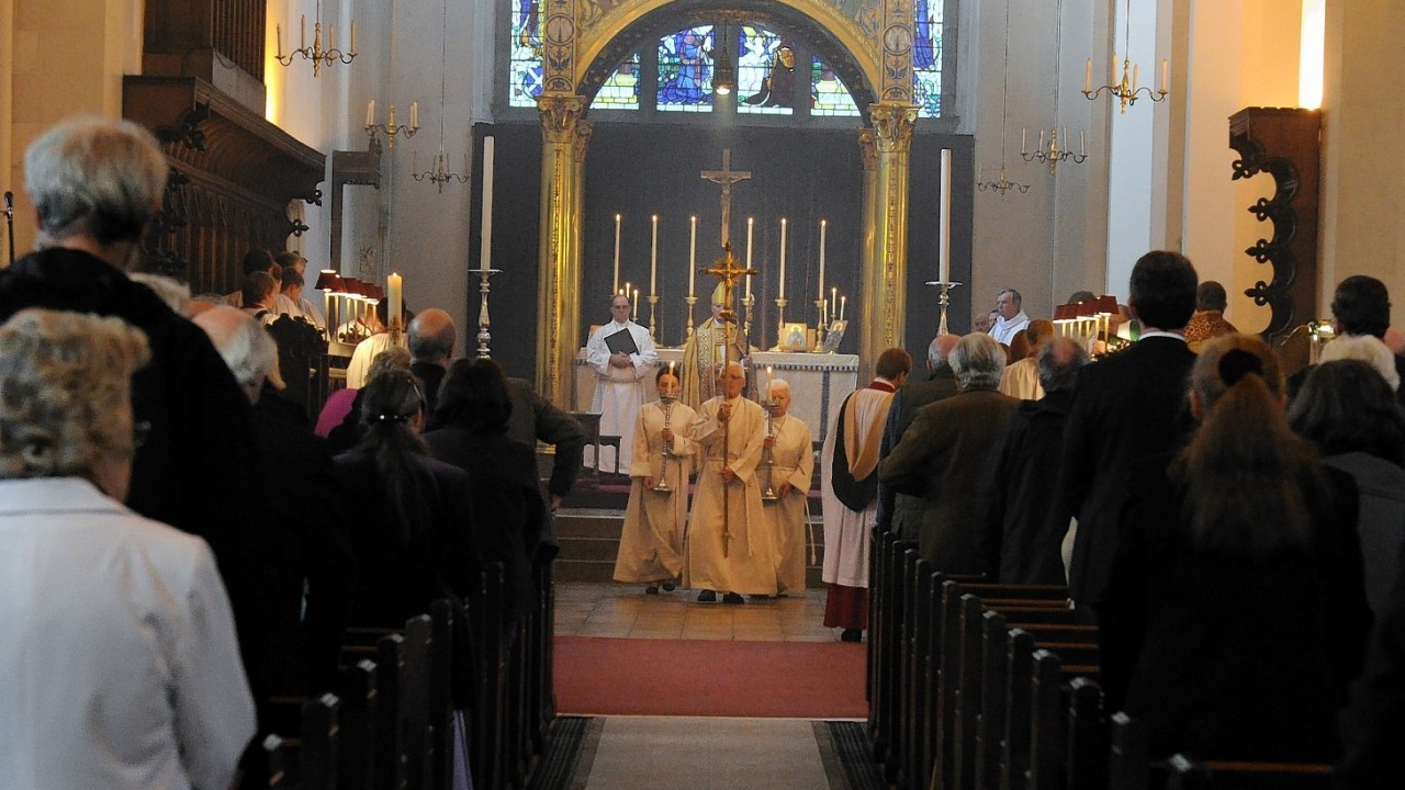 Service held at St Andrew's cathedral to mark the arrival of St Moluag's staff.
